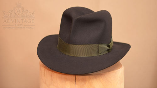 Raider Fedora Hat in black