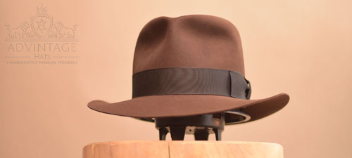 MasterPiece Destiny Fedora Hat in Sable 23