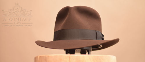 MasterPiece Crusader Fedora hat in True-Sable