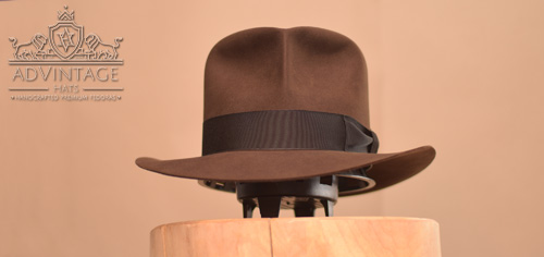 MasterPiece Raider Fedora Hut mit Turn in True-Sable